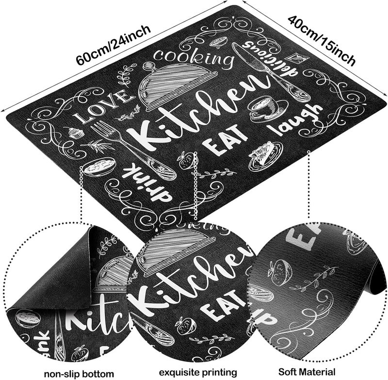 klarako Dish Drying Mats for Kitchen Counter Absorbent Dish Drying Rack Pads Kitchen Counter Mat Reversible Coffee Bar Mat Kitchen Counter Mat Large Dish Drainer Mat for Kitchen Counter (16 x 24 Inch) - Image 2