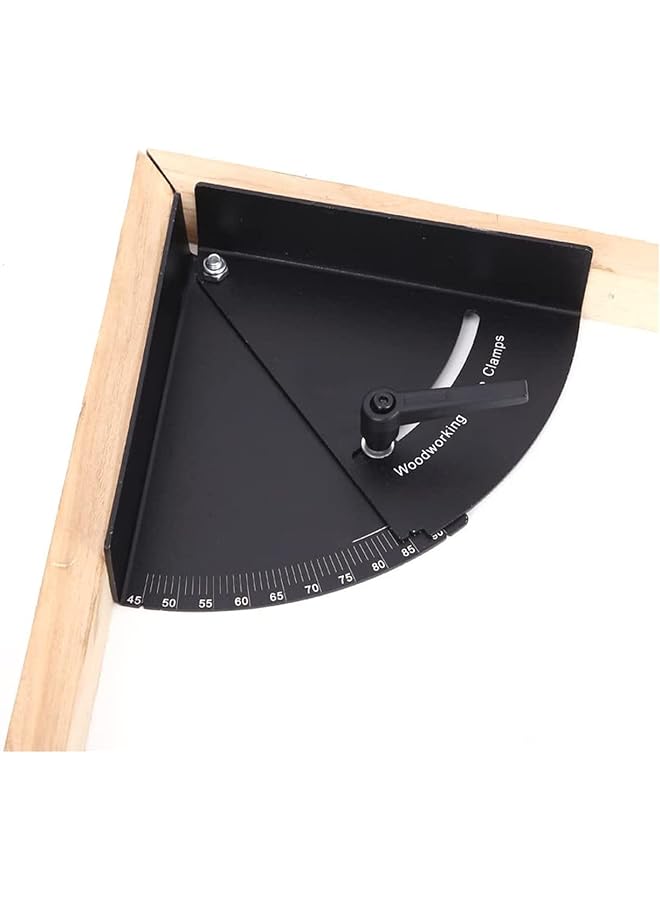 promass Corner Clamps, 90 Degree Right Variable Angle Woodworking Protractor Clip Tools with Adjustable Swing Corner for Woodworking, Cabinet, Drawer, Photo Frame - Image 1