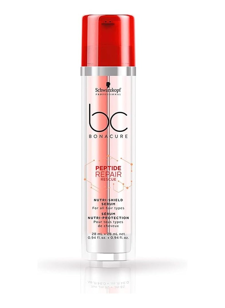 Schwarzkopf Professional BC Bonacure Nutri-Shield Serum For All Hair Types 28 ml + 28 ml net  - Image 1
