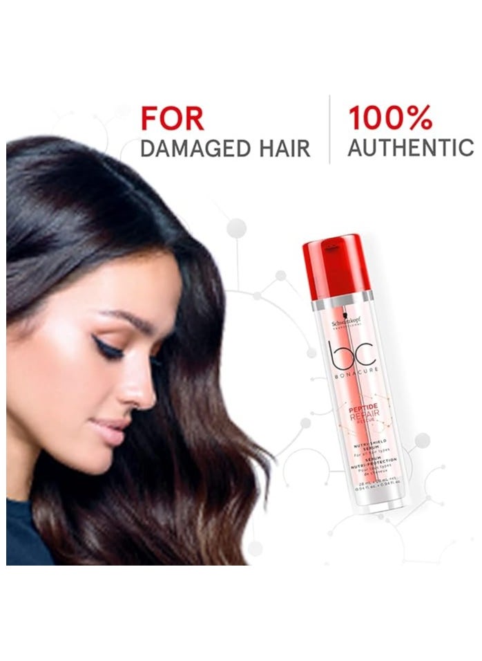 Schwarzkopf Professional BC Bonacure Nutri-Shield Serum For All Hair Types 28 ml + 28 ml net  - Image 3