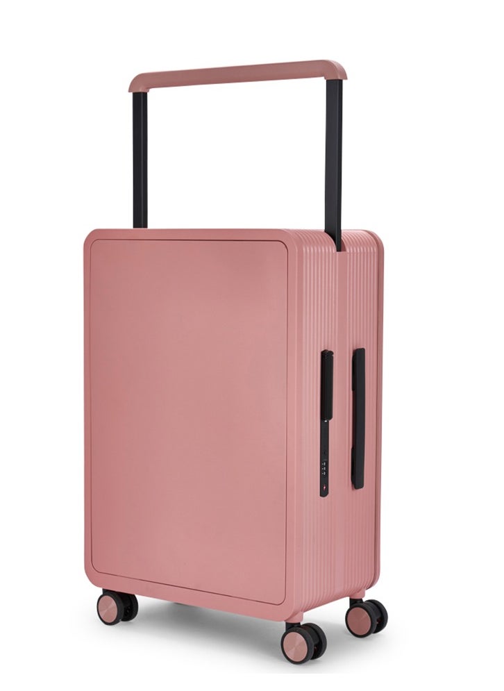 LIMRA - Travel Bag From Limra It contains two compartments Made Of PC Luggage Trolley Size 24 inch Color Pink - Image 1