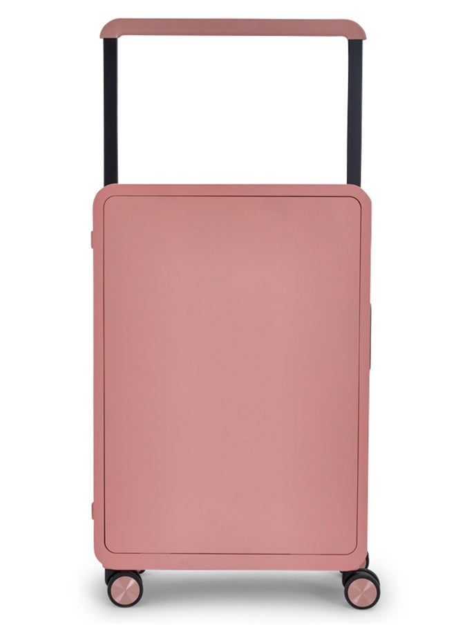 LIMRA - Travel Bag From Limra It contains two compartments Made Of PC Luggage Trolley Size 24 inch Color Pink - Image 1
