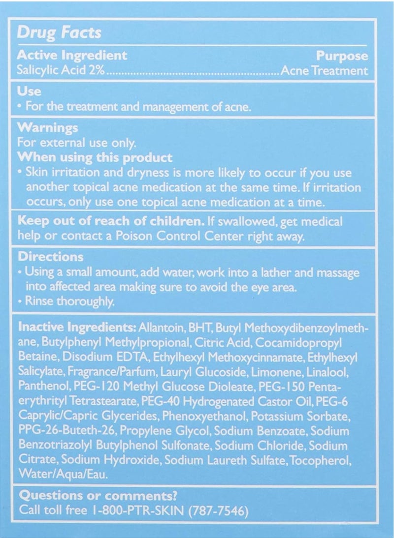 PETER THOMAS ROTH - Peter Thomas Roth | Acne Clearing Wash | Maximum-Strength Salicylic Acid Face Wash, Clears Up and Helps Prevent Breakouts, 8.5 fl oz - Image 1