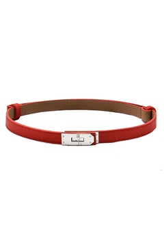 no Thin waist belt women with skirt four seasons sweater coat waist adjustable leather belt ins trend  - Image 1