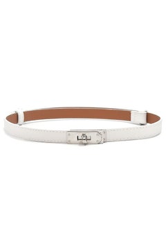 no Thin waist belt women with skirt four seasons sweater coat waist adjustable leather belt ins trend  - Image 3