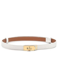 no Thin waist belt women with skirt four seasons sweater coat waist adjustable leather belt ins trend  - Image 4