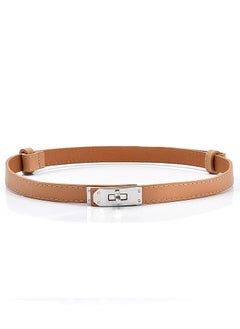 no Thin waist belt women with skirt four seasons sweater coat waist adjustable leather belt ins trend  - Image 5