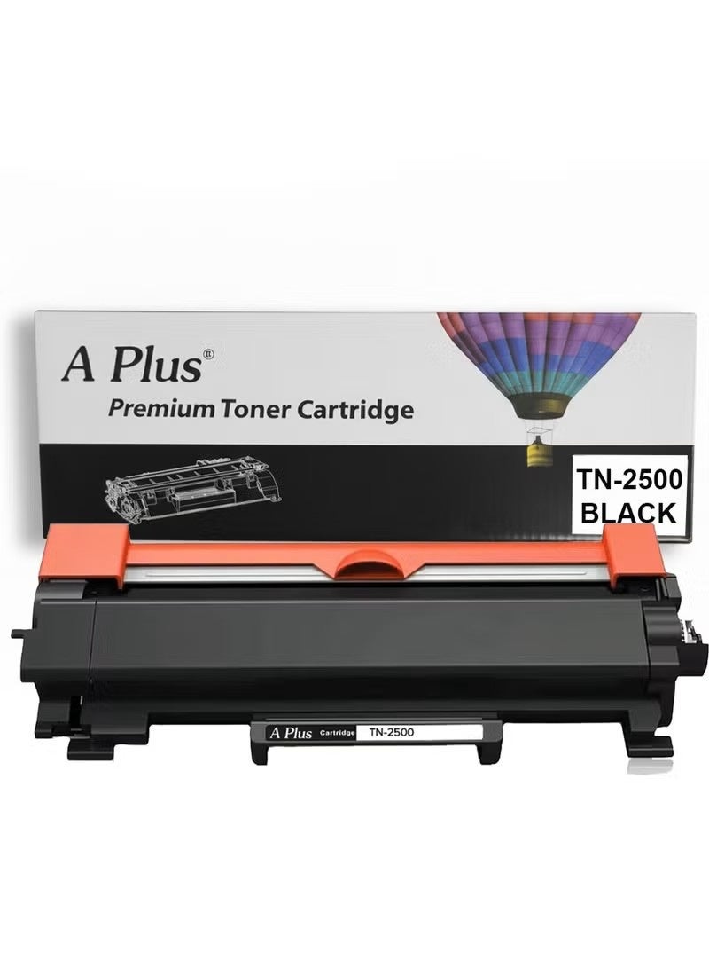 APLUS TN2500 Compatible Black Toner Cartridge for Brother HL-L2400D, DCP-L2640DW, MFC-L2885DW - 1200 Pages - Image 1