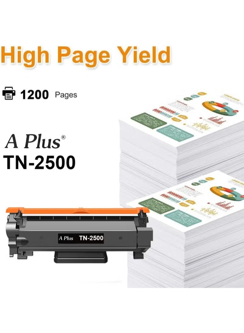 APLUS TN2500 Compatible Black Toner Cartridge for Brother HL-L2400D, DCP-L2640DW, MFC-L2885DW - 1200 Pages - Image 3