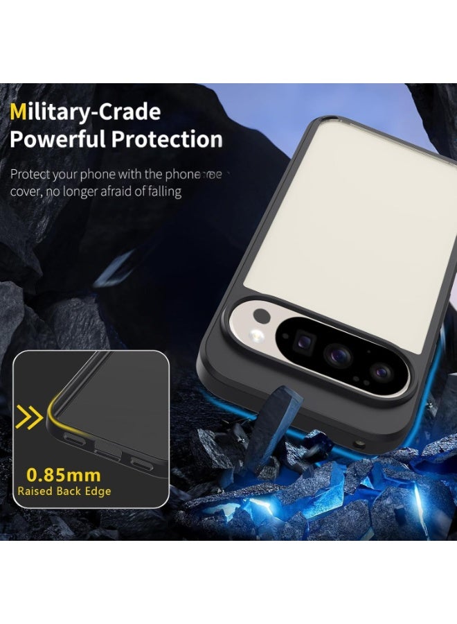 Case for Pixel 10 / Pixel 10 Pro Shockproof Crystal Clear Cover Anti-Yellowing Back Case Edge with TPU Bumper Protection Transparent Back Cover Case for Pixel 10/10 Pro - Image 4