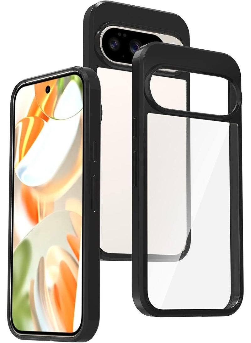 Case for Pixel 10 / Pixel 10 Pro Shockproof Crystal Clear Cover Anti-Yellowing Back Case Edge with TPU Bumper Protection Transparent Back Cover Case for Pixel 10/10 Pro - Image 1