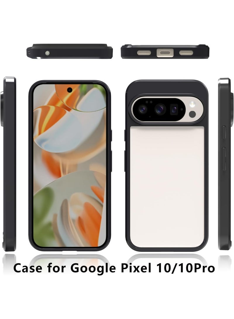 Case for Pixel 10 / Pixel 10 Pro Shockproof Crystal Clear Cover Anti-Yellowing Back Case Edge with TPU Bumper Protection Transparent Back Cover Case for Pixel 10/10 Pro - Image 3