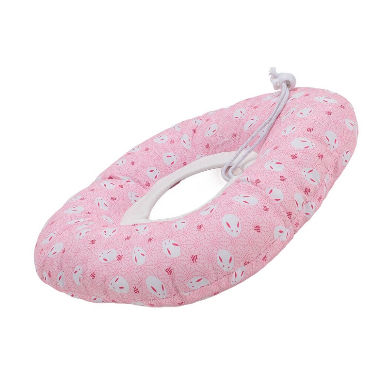 Side Sleeper Pillow: 100% Cotton Donut-Shaped Ear Hole Pillow - Pressure Relief Ear Pain Relief Pillow for Post Surgery Recovery, Ear Inflammation and Piercing Care - Image 4