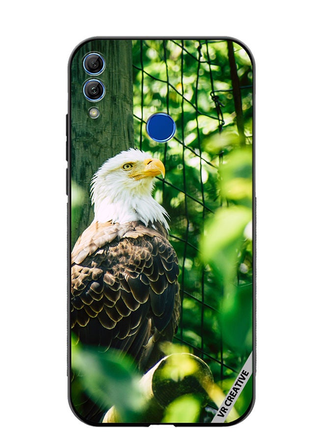 Protective Case Cover For Honor 10 Lite Mighty Eagle Design Multicolour
