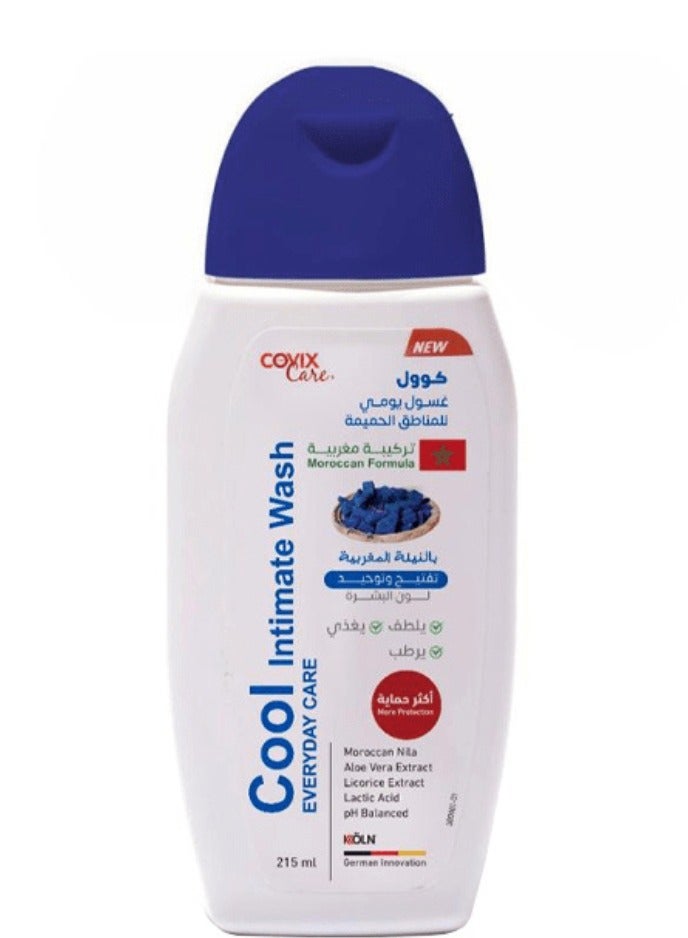 كوفيكس كير كوول غسول يومي للمناطق الحميمة بالنيلة المغربية 215 مل