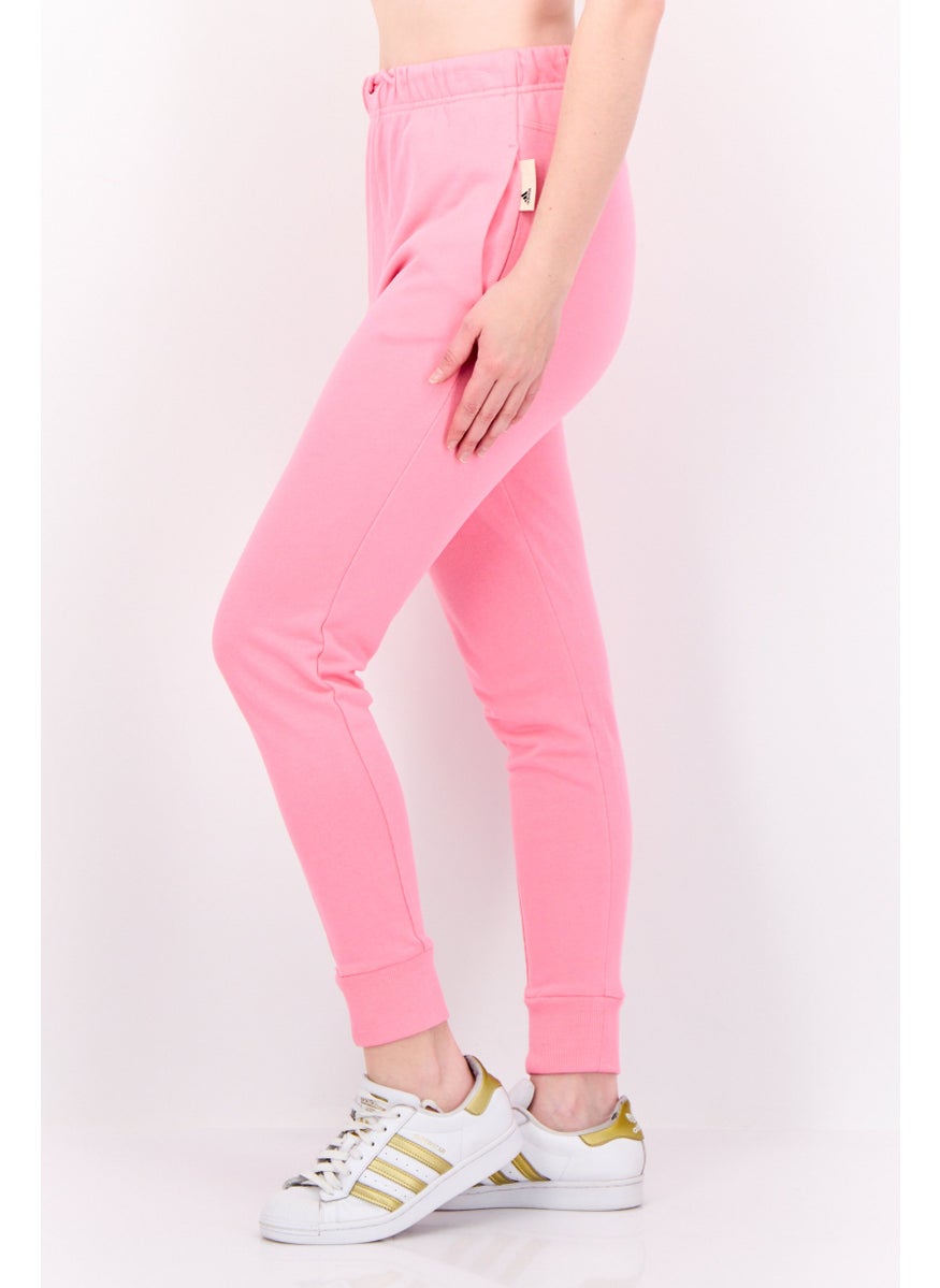 Adidas - Women Sportswear Fit Brand Logo Outdoor Sweatpants, Pink - Image 1