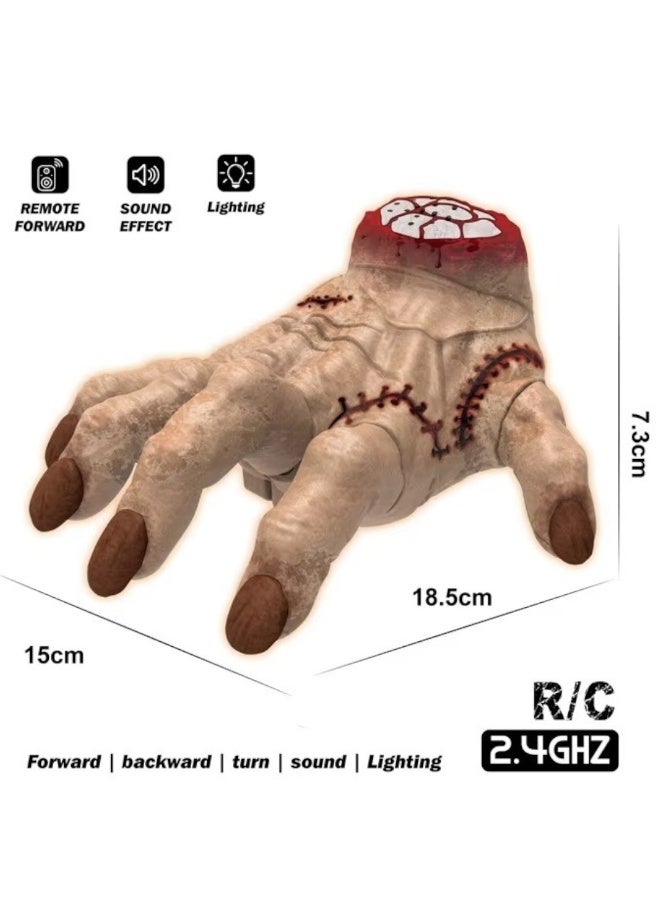 Toy Box Trick Ghost Hand Breaking Hand Lighting Sound Effect Remote Control Palm Carnival Spoofs Horror Creative Props - Image 2