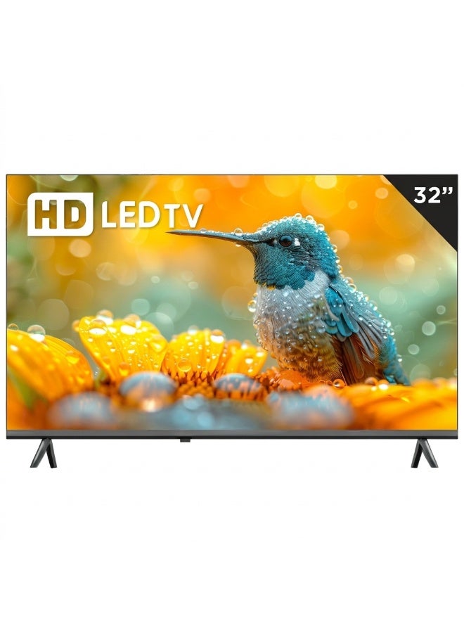 OSCAR 32-Inch HD LED TV (1366×768) with Built-in Bluetooth, HDMI & USB Ports, CI Slot, Slim Design | Perfect for Home Entertainment Smart Viewing TV – OTV3202