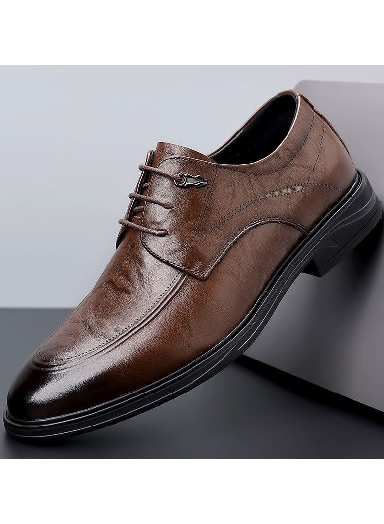 Shougu Versatile Retro Casual Leather Shoes  - Image 1