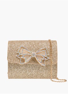 Flora Bella By Shoexpress Girls Bow Detail Embellished Sling Bag With Magnetic Closure Ramadan Collection  - Image 1