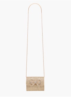 Flora Bella By Shoexpress Girls Bow Detail Embellished Sling Bag With Magnetic Closure Ramadan Collection  - Image 2