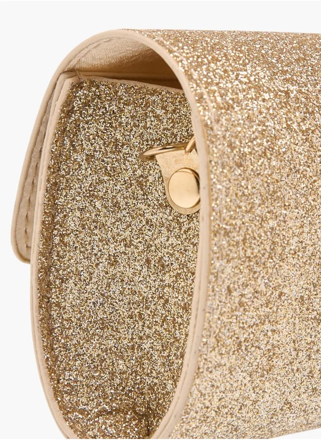 Flora Bella By Shoexpress Girls Bow Detail Embellished Sling Bag With Magnetic Closure Ramadan Collection