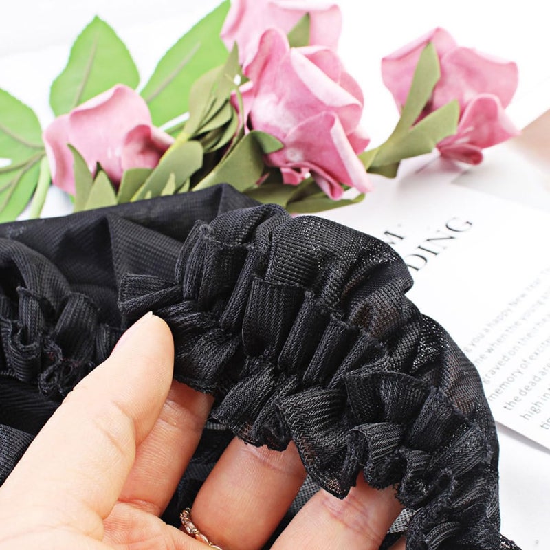 Adjustable Black Mesh Wig Cap Elastic Hairdressing Accessory For All Hair Types - Image 4