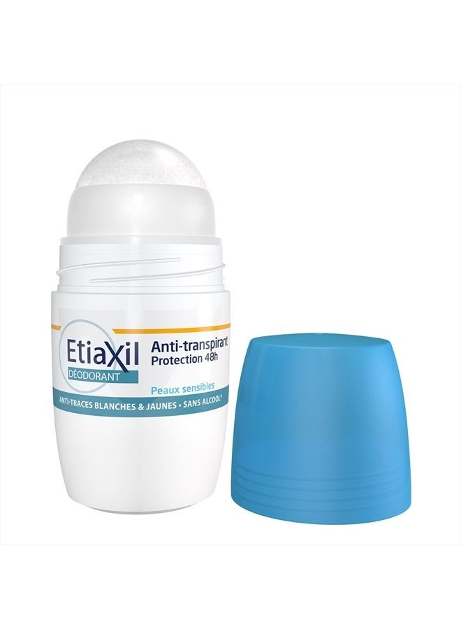 Etiaxil مزيل العرق ومضاد للتعرق لمدة 48 ساعة للبشرة الحساسة بدون آثار بيضاء 50 مل - Image 2