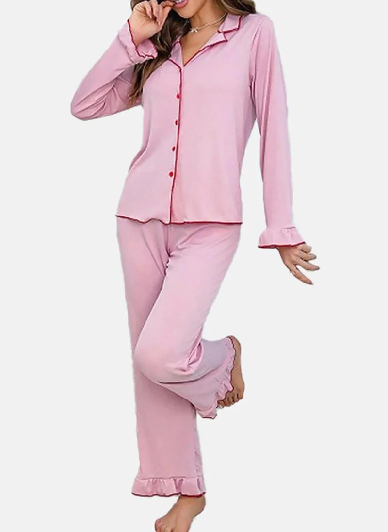 يونيكي Lavender Solid Pyjamas & Shirt