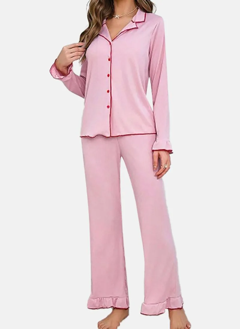 يونيكي Lavender Solid Pyjamas & Shirt