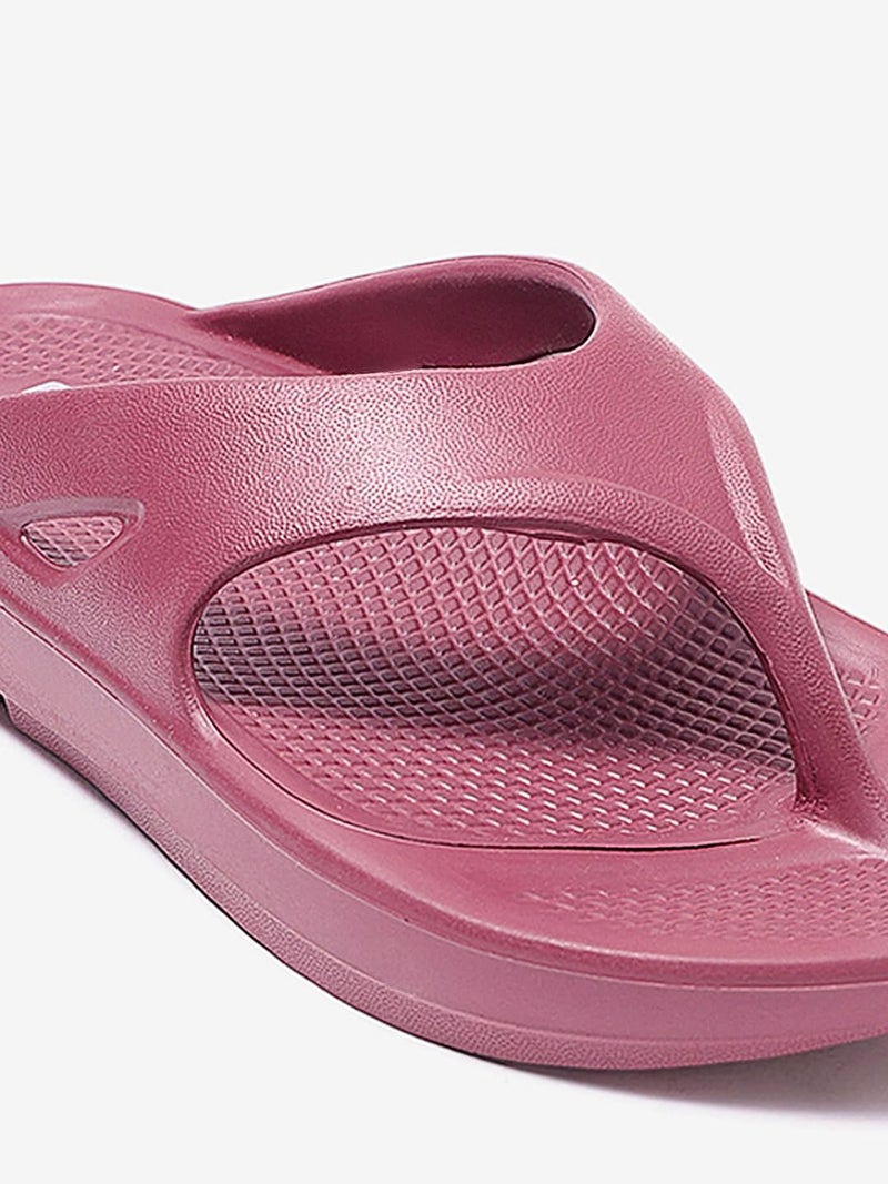 NEOZ Ultra Soft Women's Slippers with Cushion FootBed for Adult | Comfortable & Light Weight| Stylish & Anti-Skid| Waterproof & Everyday Flip Flops for Ladies/Girls, W-CLASSIC-CRANBERRY_8 - Image 4
