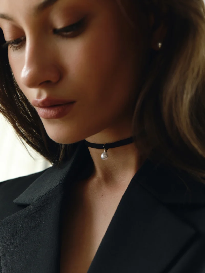 Lichi  Chocker necklace with a pearl for Women | Best Price UAE