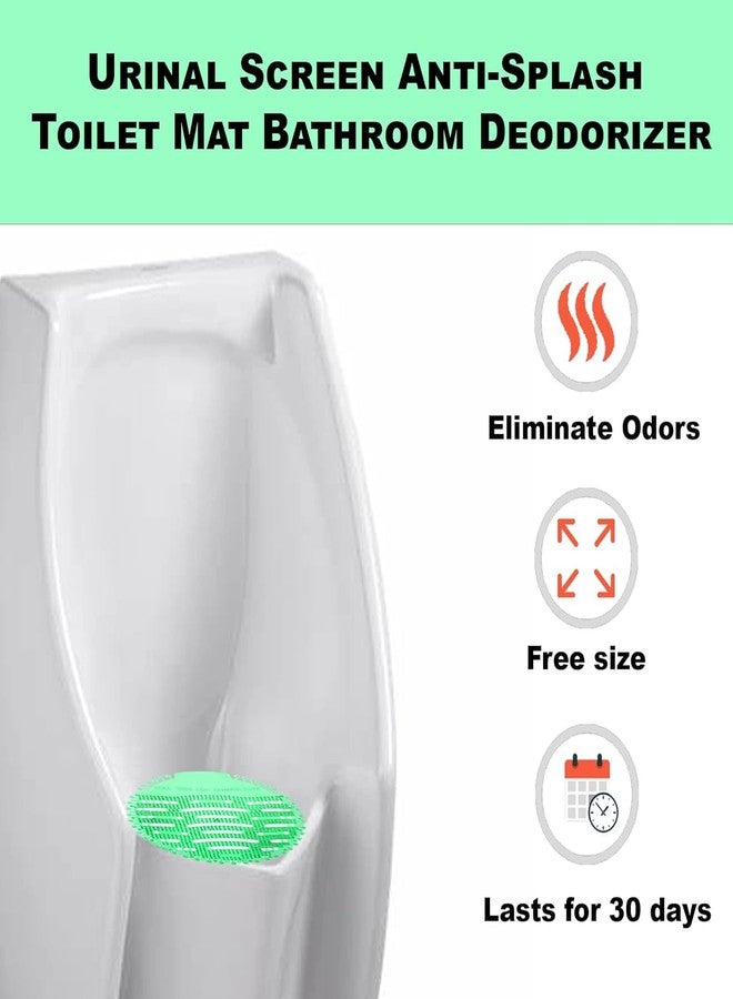 Homenique Urinal Screen Mat - 5Pcs Fragrances Which Last for 30 Days, Screen Mats with Fragrance for Bathroom and Toilet Use Urinal Screen Rubber Mats (Mix Color) - Image 4