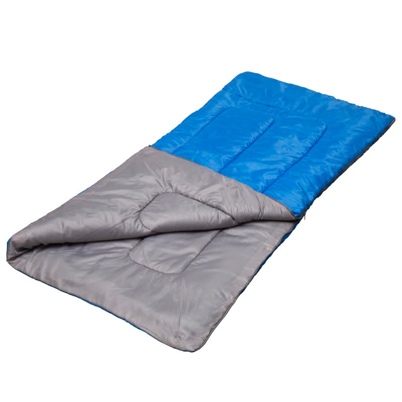 Stansport Youth Sleeping Bag – Lightweight 50°F Synthetic Insulation for Summer Camping, Sleepovers & Travel – 58" x 28" – Zips Together for Double Size - Image 2