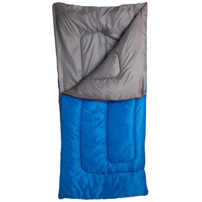 Stansport Youth Sleeping Bag – Lightweight 50°F Synthetic Insulation for Summer Camping, Sleepovers & Travel – 58" x 28" – Zips Together for Double Size - Image 3