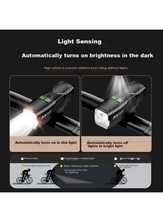 Skyfire Kids Bicycle Front Light Night Riding Light Horn Flashlight Riding Light Road Bike Mountain Bike Light Night Light - Image 5