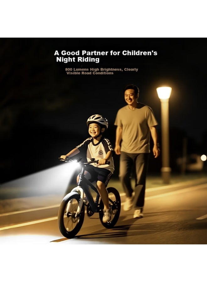 Skyfire Kids Bicycle Front Light Night Riding Light Horn Flashlight Riding Light Road Bike Mountain Bike Light Night Light - Image 1