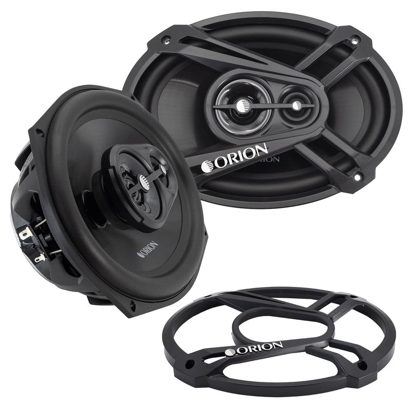 ORION Cobalt Series CB693 6x9â€ 3-Way Coaxial Car Speakers, 320W, 4 Ohms, Full Range, Enhanced Bass, Polypropylene Cone & Butyl Rubber Surround, Easy Install, Grills Included (Pair) - Image 1