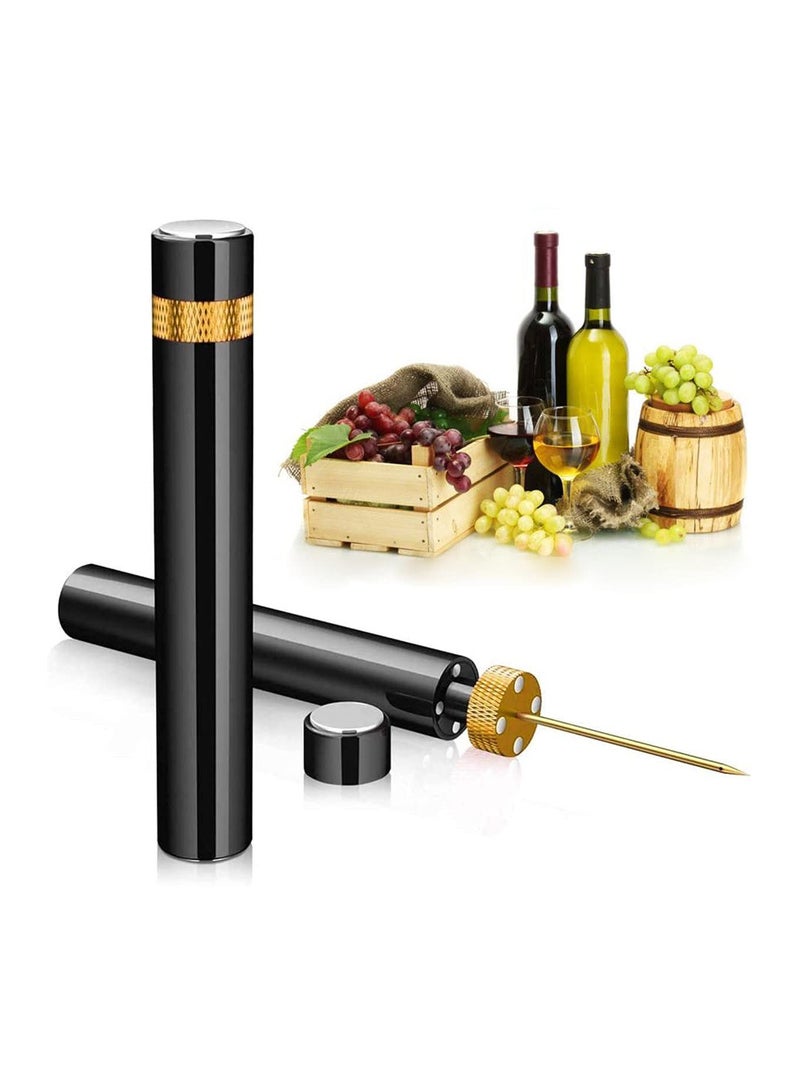 SYOSI Mini Bottle Opener Travel Portable Pocket Air Pressure Pump Bottle Opener Assemblable Design Corkscrew 7S Quick Bottle Opening For Home Restaurant Party (Golden)  - Image 1