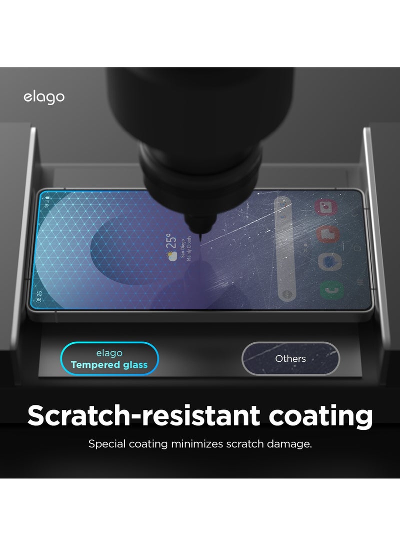 Elago Tempered Glass Designed for Samsung Galaxy S25 Ultra (2025) Screen Protector - [1 PACK] - Image 3