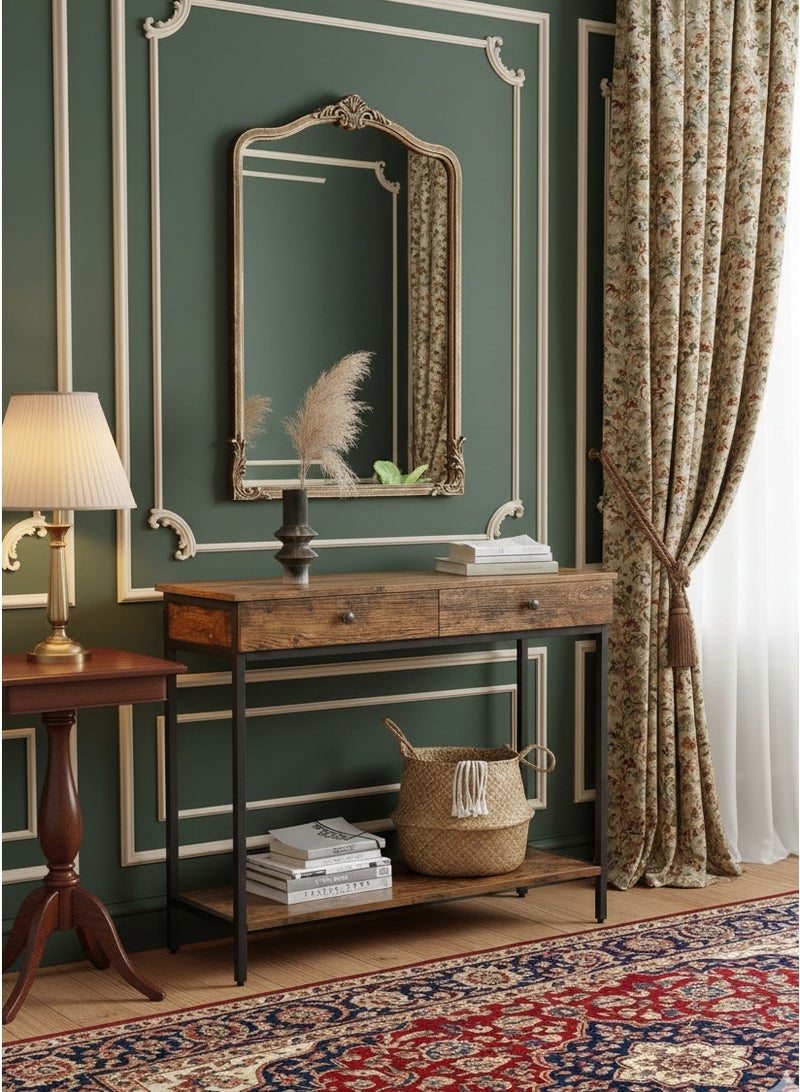 لوكشري كونسول متعدد الاستخدامات إضافة أنيقة لغرفة المعيشة أو مدخل المنزل أو طاولة للقهوة و الشاي وطاولة القراءة في غرفة النوم والدراسة - Image 5