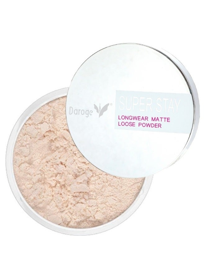 daroge Super Stay Matte Makeup Loose Powder (Vanilla) 9 Grams - Image 1