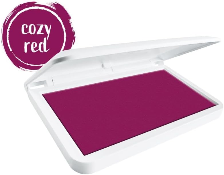 Colop Make Series, Ink Stamp Pads, with Non-Toxic Premium Ink, Water-Based Acid-Free (Cozy Red, Make 3-3-1/2" x 6-1/4") - Image 3