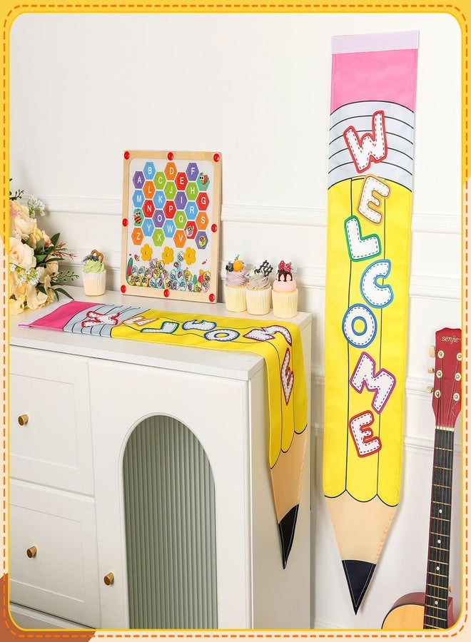 Mindsoft غطاء نافذة باب الفصل الدراسي من قطعتين من Mindsoft، ستارة معتمة، غطاء نافذة الفصل الدراسي، ديكور العودة إلى المدرسة، ديكور شرفة المدرسة، ديكور غرفة المكتب - Image 4