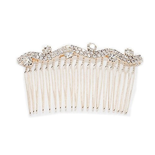 LETSP High-grade Alloy Diamond Tiara Comb Hair Accessories Hair Fork 2 pc (E) - Image 5