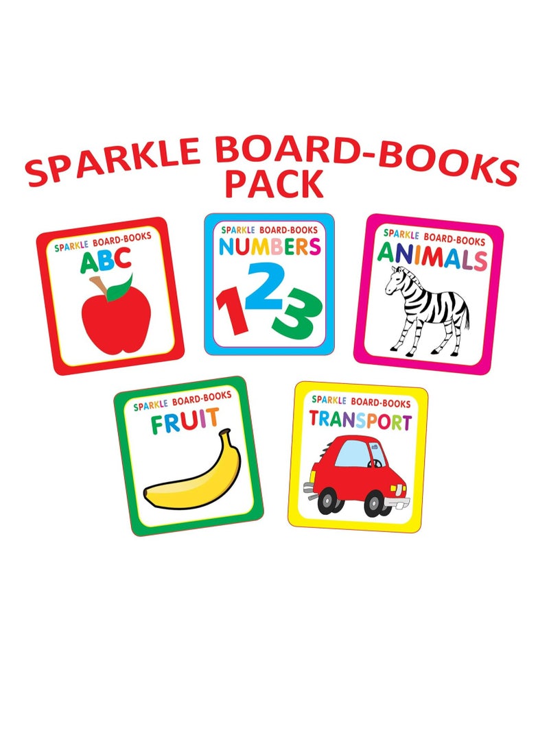 Sparkle Board Book (1-5) Pack