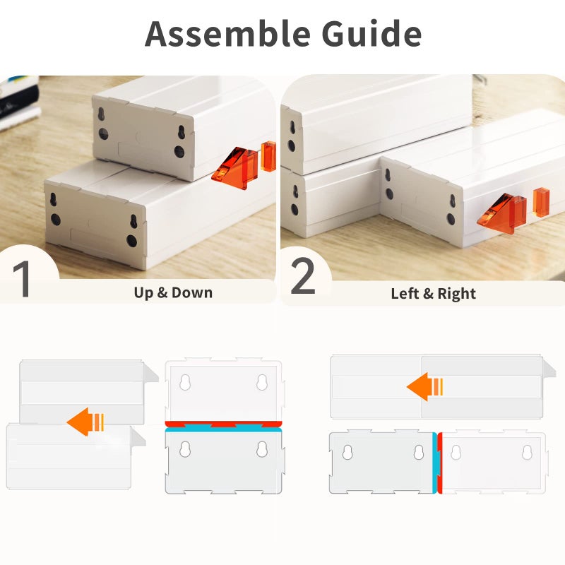 ARTDOT 2-Pack Interlocking Storage Containers for Diamond Art Kits for Adults, 64 Slots Storage Box for Diamond Painting Accessories and Tools - Image 5