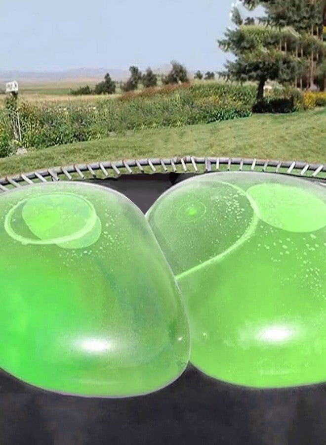 OULUN 47 Inch Giant Water Bubble Ball, Inflatable Water -Filled Ball for Outdoor Beach Pool Garden Party Large (Green) - Image 1