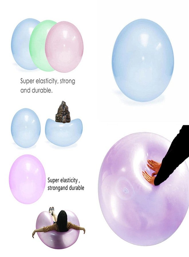 OULUN 47 Inch Giant Water Bubble Ball, Inflatable Water -Filled Ball for Outdoor Beach Pool Garden Party Large (Green) - Image 4