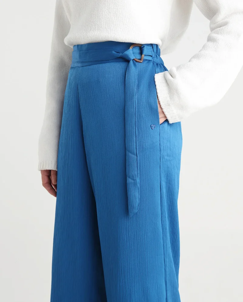 Rareism Women's Mid Rise Elasticated Trouser